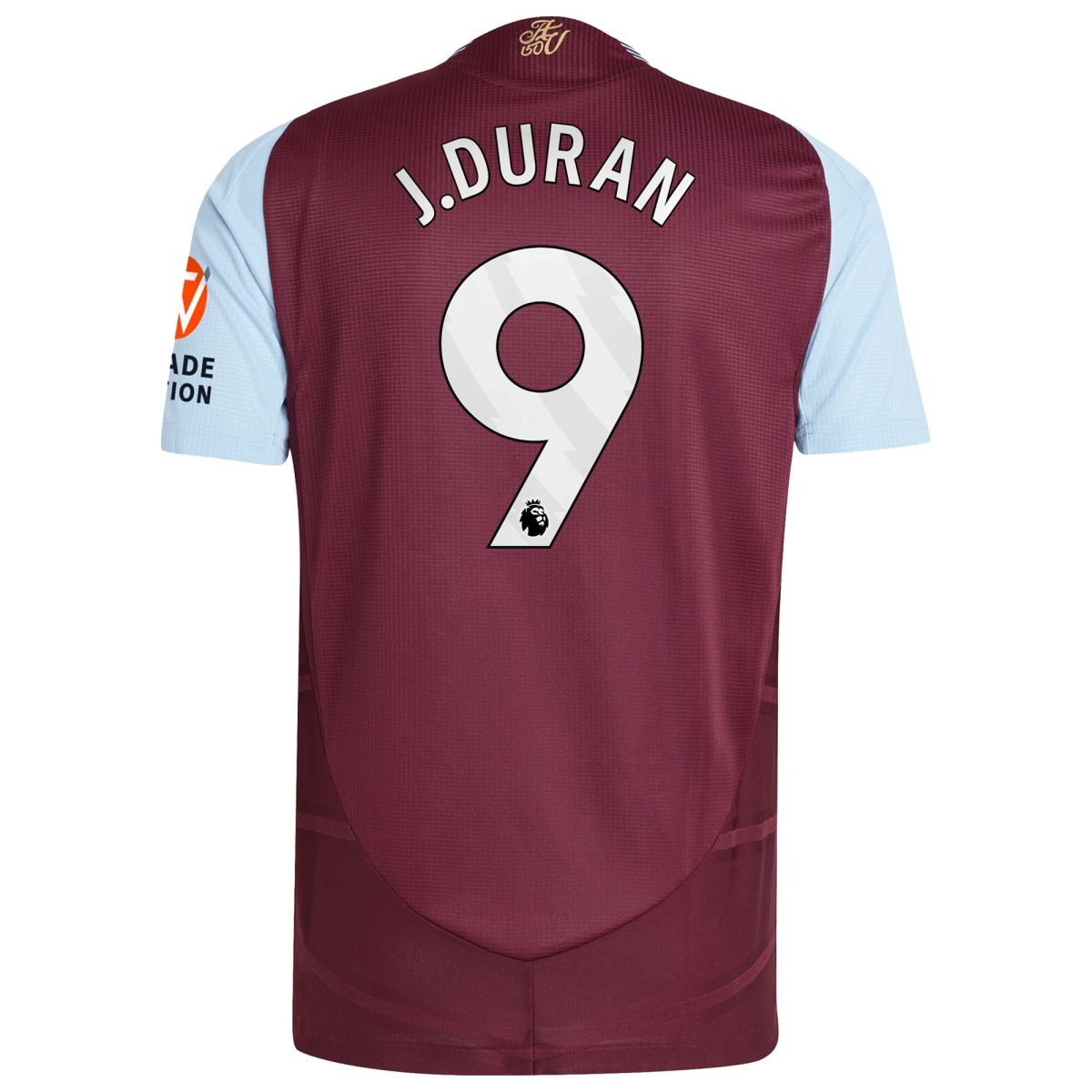 aston villa adidas home authentic shirt 2024-25 with j.duran 9 printing Collection | Aston Villa Football Kits and Shirts