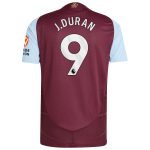 aston villa adidas home authentic shirt 2024-25 with j.duran 9 printing Collection | Aston Villa Football Kits and Shirts
