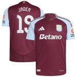 aston villa adidas home authentic shirt 2024-25 with jaden 19 cup printing Collection | Aston Villa Football Kits and Shirts