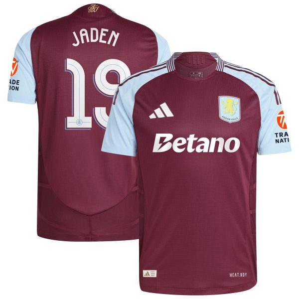 aston villa adidas home authentic shirt 2024-25 with jaden 19 cup printing Collection | Aston Villa Football Kits and Shirts