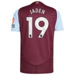 aston villa adidas home authentic shirt 2024-25 with jaden 19 printing Collection | Aston Villa Football Kits and Shirts