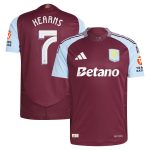 aston villa adidas home authentic shirt 2024-25 with kearns 7 cup printing Collection | Aston Villa Football Kits and Shirts