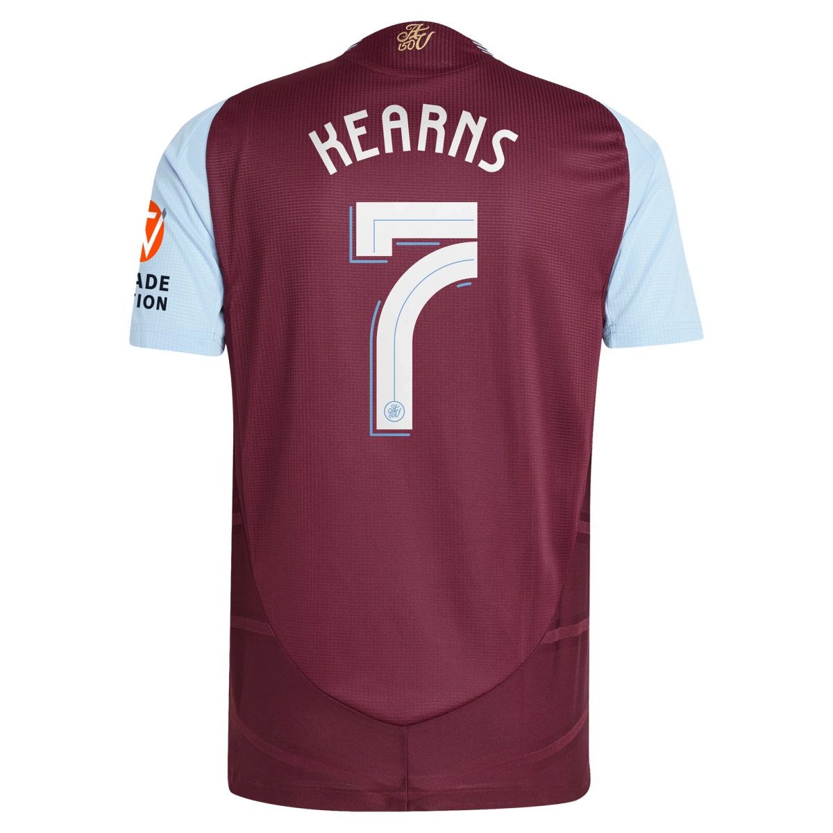 aston villa adidas home authentic shirt 2024-25 with kearns 7 cup printing Collection | Aston Villa Football Kits and Shirts