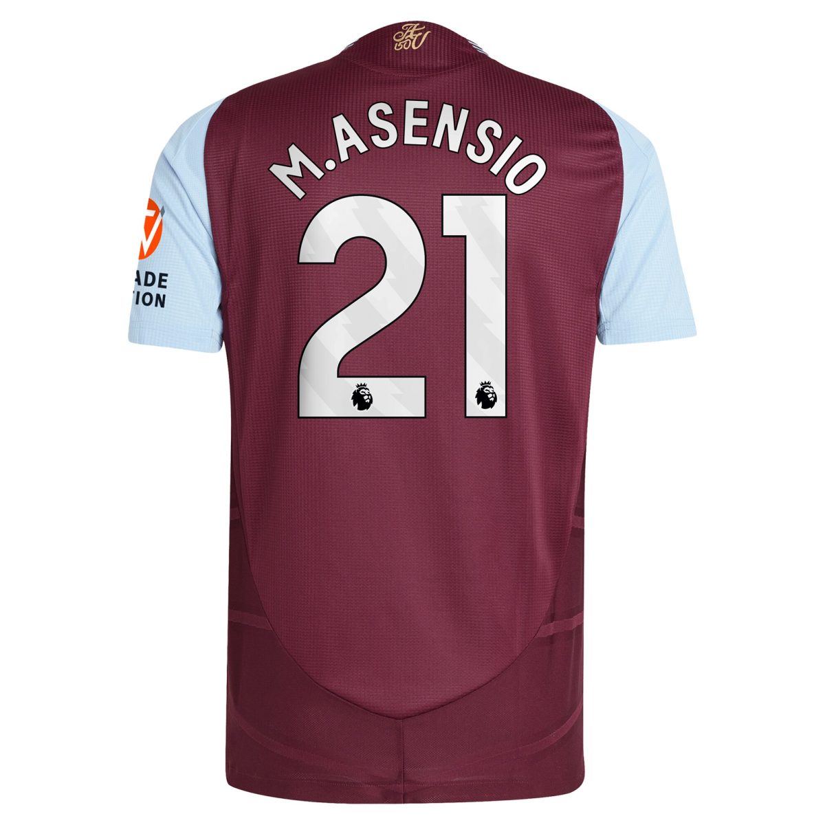 aston villa adidas home authentic shirt 2024-25 with m.asensio 21 printing Collection | Aston Villa Football Kits and Shirts