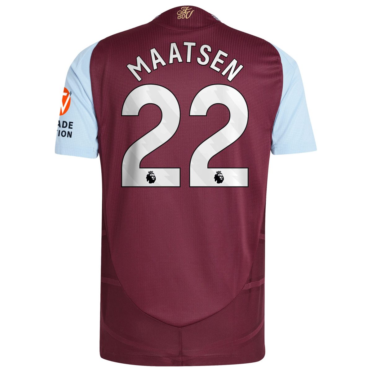aston villa adidas home authentic shirt 2024-25 with maatsen 22 printing Collection | Aston Villa Football Kits and Shirts