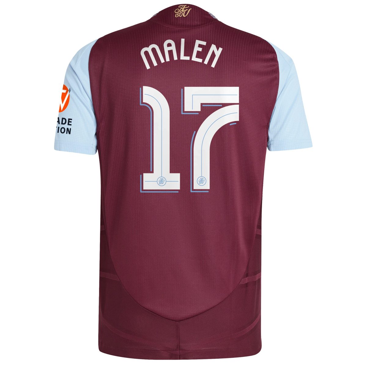 aston villa adidas home authentic shirt 2024-25 with malen 17 cup printing Collection | Aston Villa Football Kits and Shirts
