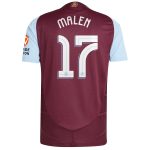 aston villa adidas home authentic shirt 2024-25 with malen 17 cup printing Collection | Aston Villa Football Kits and Shirts