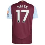 aston villa adidas home authentic shirt 2024-25 with malen 17 printing Collection | Aston Villa Football Kits and Shirts