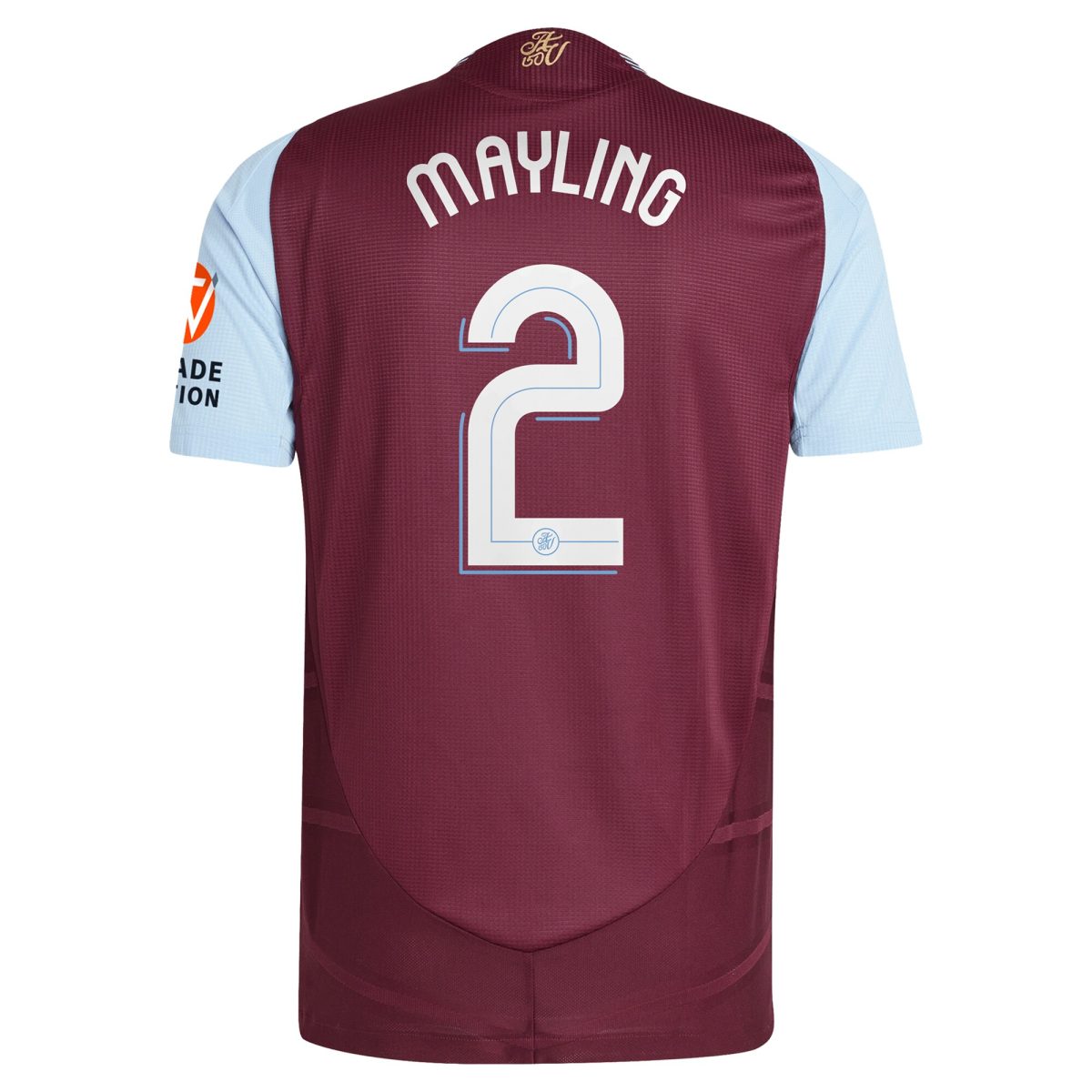 aston villa adidas home authentic shirt 2024-25 with mayling 2 cup printing Collection | Aston Villa Football Kits and Shirts