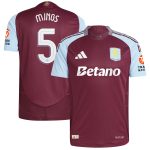 aston villa adidas home authentic shirt 2024-25 with mings 5 cup printing Collection | Aston Villa Football Kits and Shirts