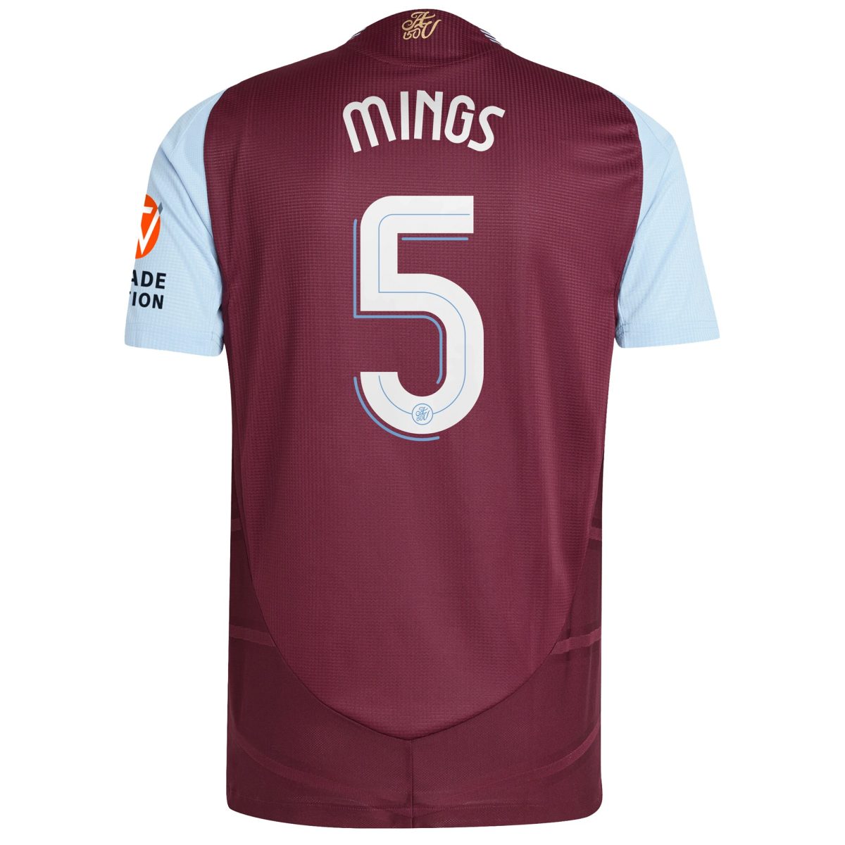 aston villa adidas home authentic shirt 2024-25 with mings 5 cup printing Collection | Aston Villa Football Kits and Shirts