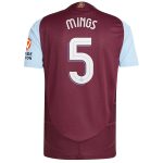 aston villa adidas home authentic shirt 2024-25 with mings 5 cup printing Collection | Aston Villa Football Kits and Shirts
