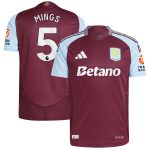 aston villa adidas home authentic shirt 2024-25 with mings 5 printing Collection | Aston Villa Football Kits and Shirts
