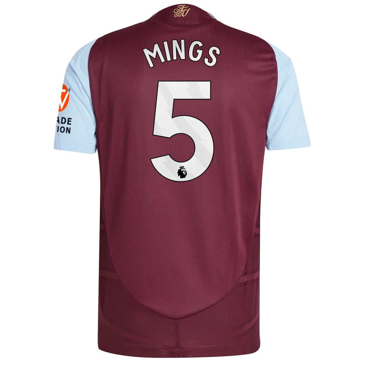 aston villa adidas home authentic shirt 2024-25 with mings 5 printing Collection | Aston Villa Football Kits and Shirts