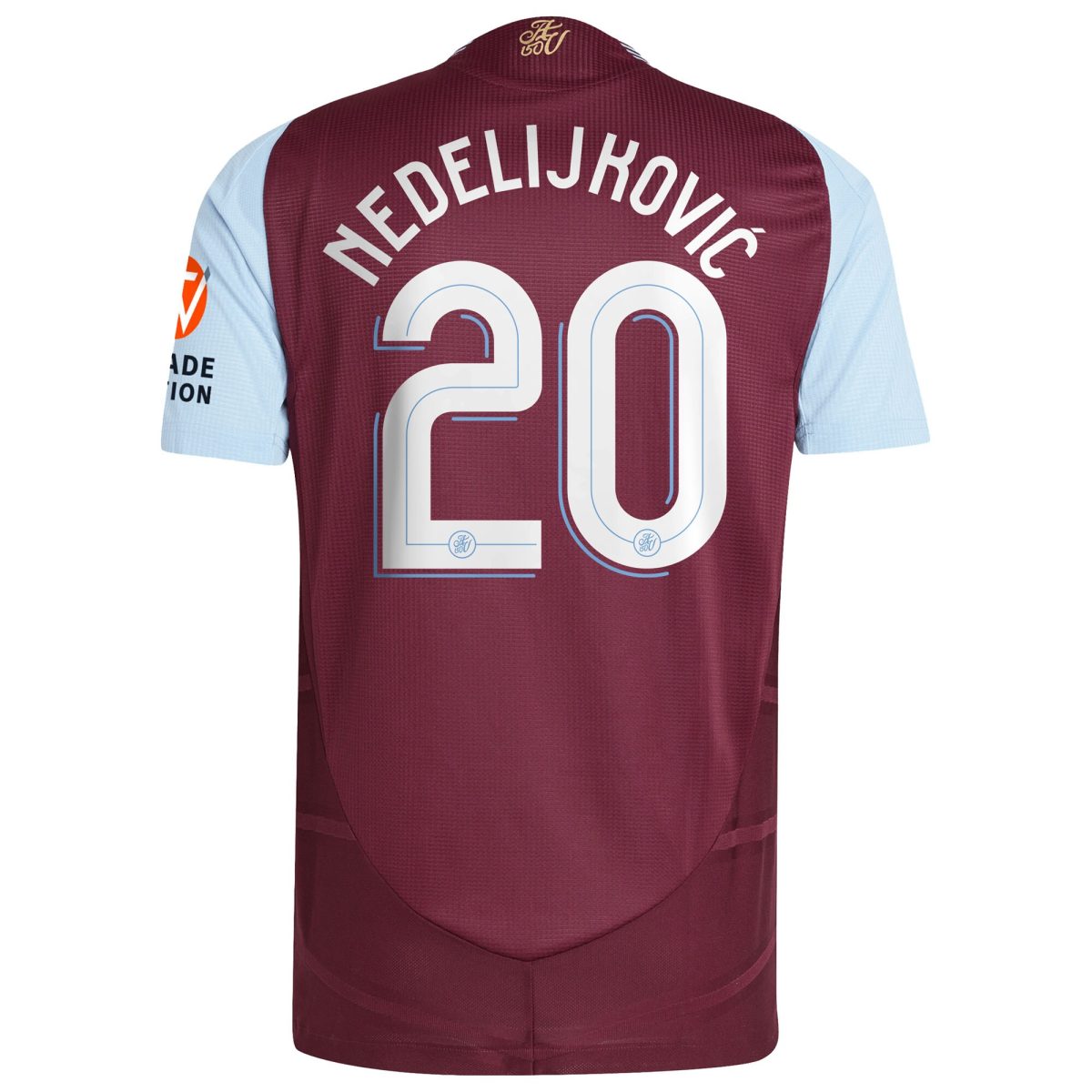 aston villa adidas home authentic shirt 2024-25 with nedeljković 20 cup printing Collection | Aston Villa Football Kits and Shirts