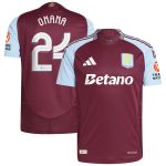 aston villa adidas home authentic shirt 2024-25 with onana 24 cup printing Collection | Aston Villa Football Kits and Shirts
