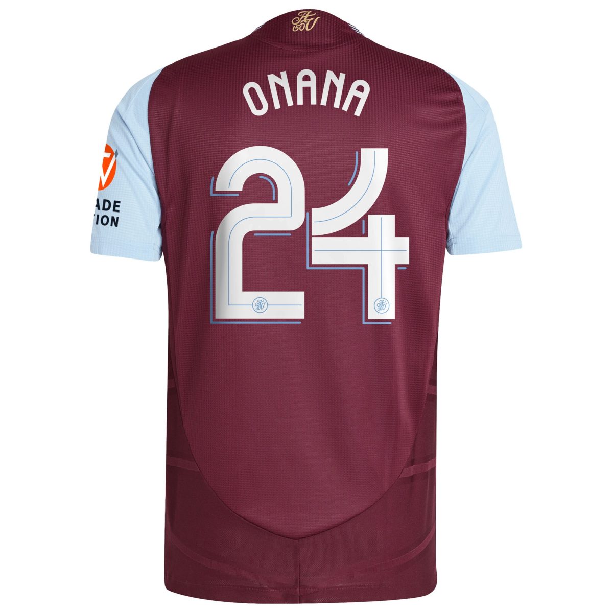 aston villa adidas home authentic shirt 2024-25 with onana 24 cup printing Collection | Aston Villa Football Kits and Shirts