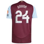 aston villa adidas home authentic shirt 2024-25 with onana 24 cup printing Collection | Aston Villa Football Kits and Shirts