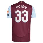 aston villa adidas home authentic shirt 2024-25 with pacheco 33 cup printing Collection | Aston Villa Football Kits and Shirts