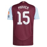 aston villa adidas home authentic shirt 2024-25 with parker 15 cup printing Collection | Aston Villa Football Kits and Shirts