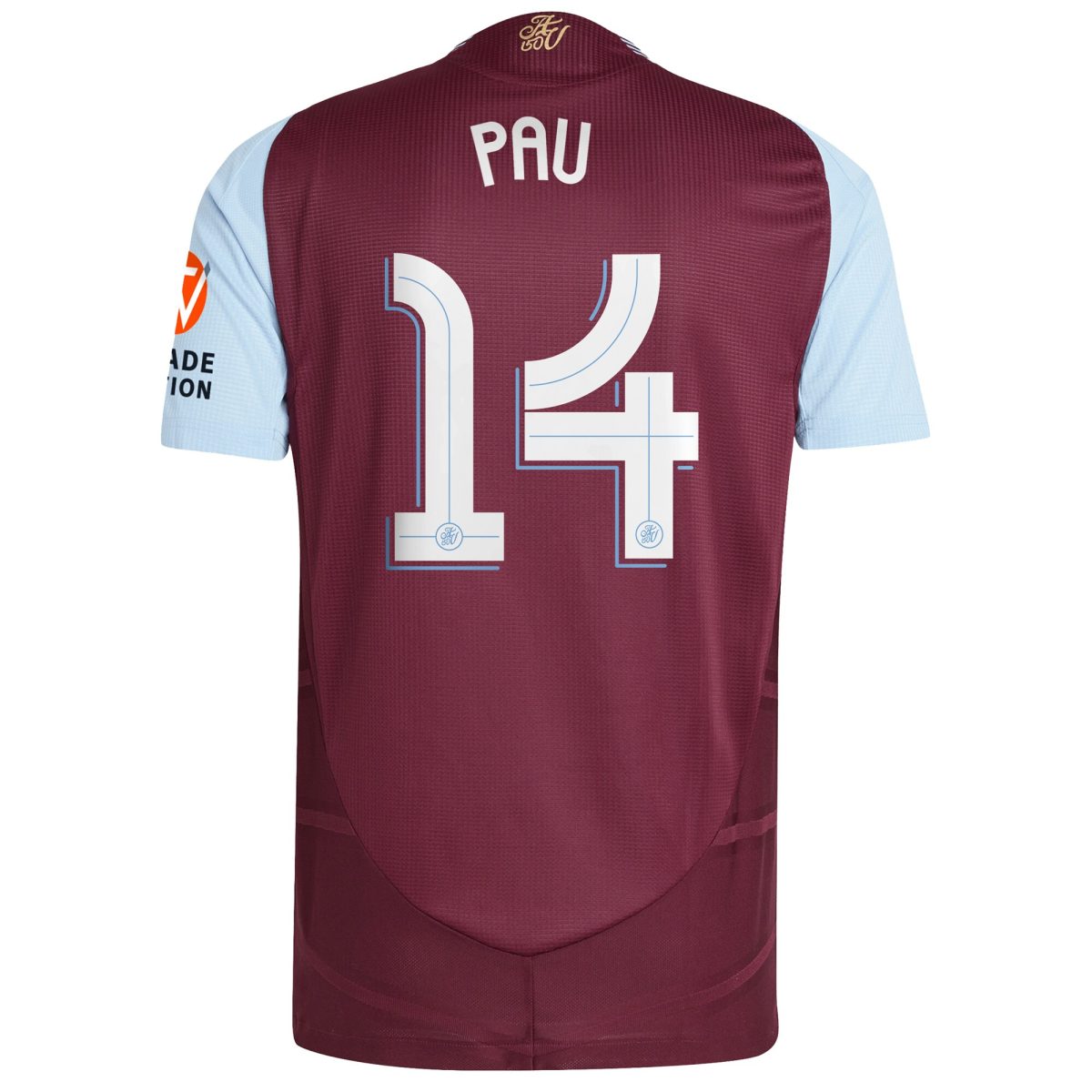aston villa adidas home authentic shirt 2024-25 with pau 14 cup printing Collection | Aston Villa Football Kits and Shirts