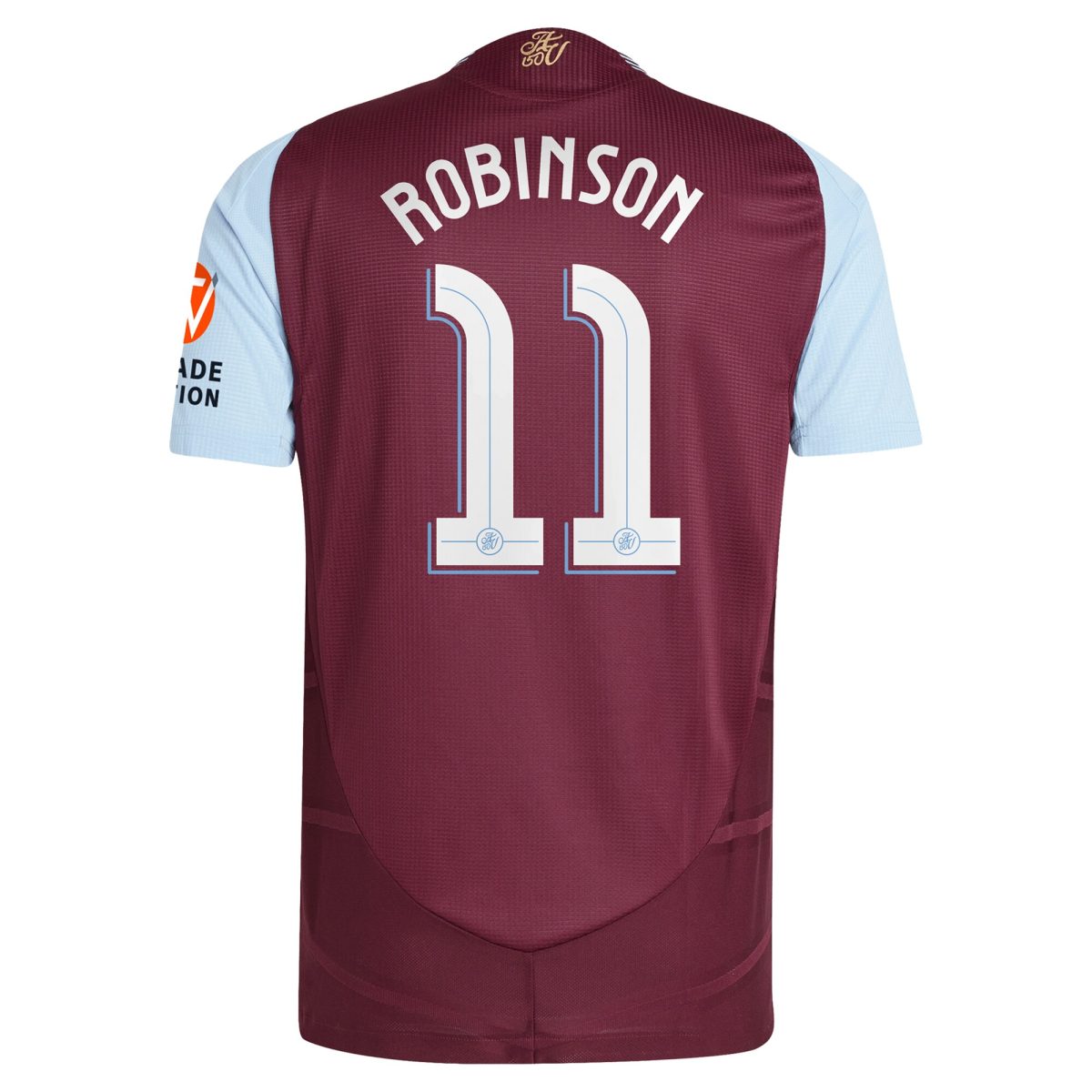aston villa adidas home authentic shirt 2024-25 with robinson 11 cup printing Collection | Aston Villa Football Kits and Shirts