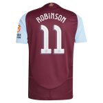 aston villa adidas home authentic shirt 2024-25 with robinson 11 cup printing Collection | Aston Villa Football Kits and Shirts