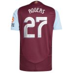 aston villa adidas home authentic shirt 2024-25 with rogers 27 cup printing Collection | Aston Villa Football Kits and Shirts