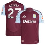 aston villa adidas home authentic shirt 2024-25 with rogers 27 printing Collection | Aston Villa Football Kits and Shirts