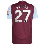 aston villa adidas home authentic shirt 2024-25 with rogers 27 printing Collection | Aston Villa Football Kits and Shirts