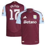 aston villa adidas home authentic shirt 2024-25 with salmon 17 cup printing Collection | Aston Villa Football Kits and Shirts