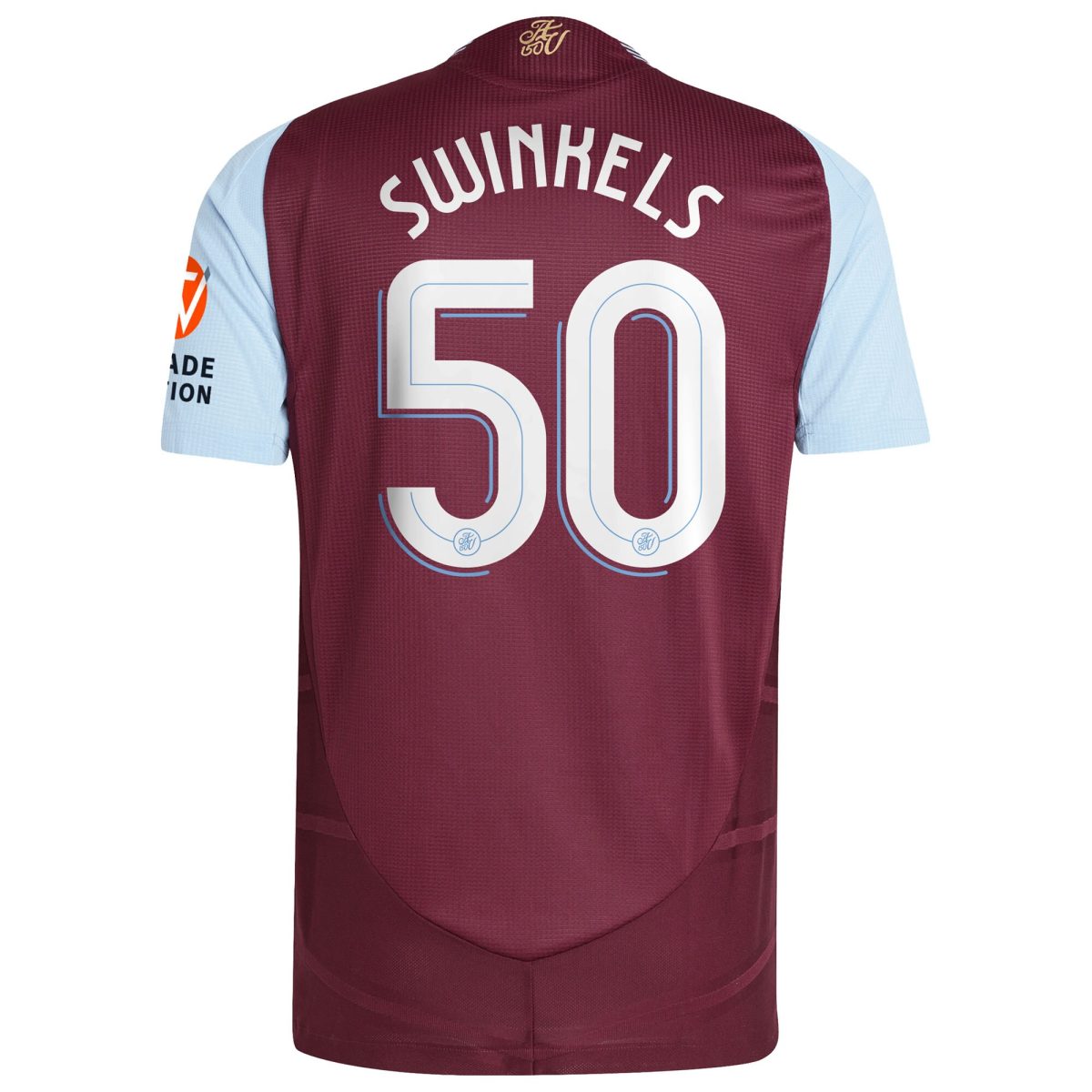 aston villa adidas home authentic shirt 2024-25 with swinkels 50 cup printing Collection | Aston Villa Football Kits and Shirts