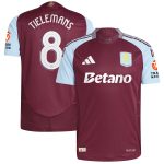 aston villa adidas home authentic shirt 2024-25 with tielemans 8 cup printing Collection | Aston Villa Football Kits and Shirts