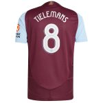 aston villa adidas home authentic shirt 2024-25 with tielemans 8 cup printing Collection | Aston Villa Football Kits and Shirts