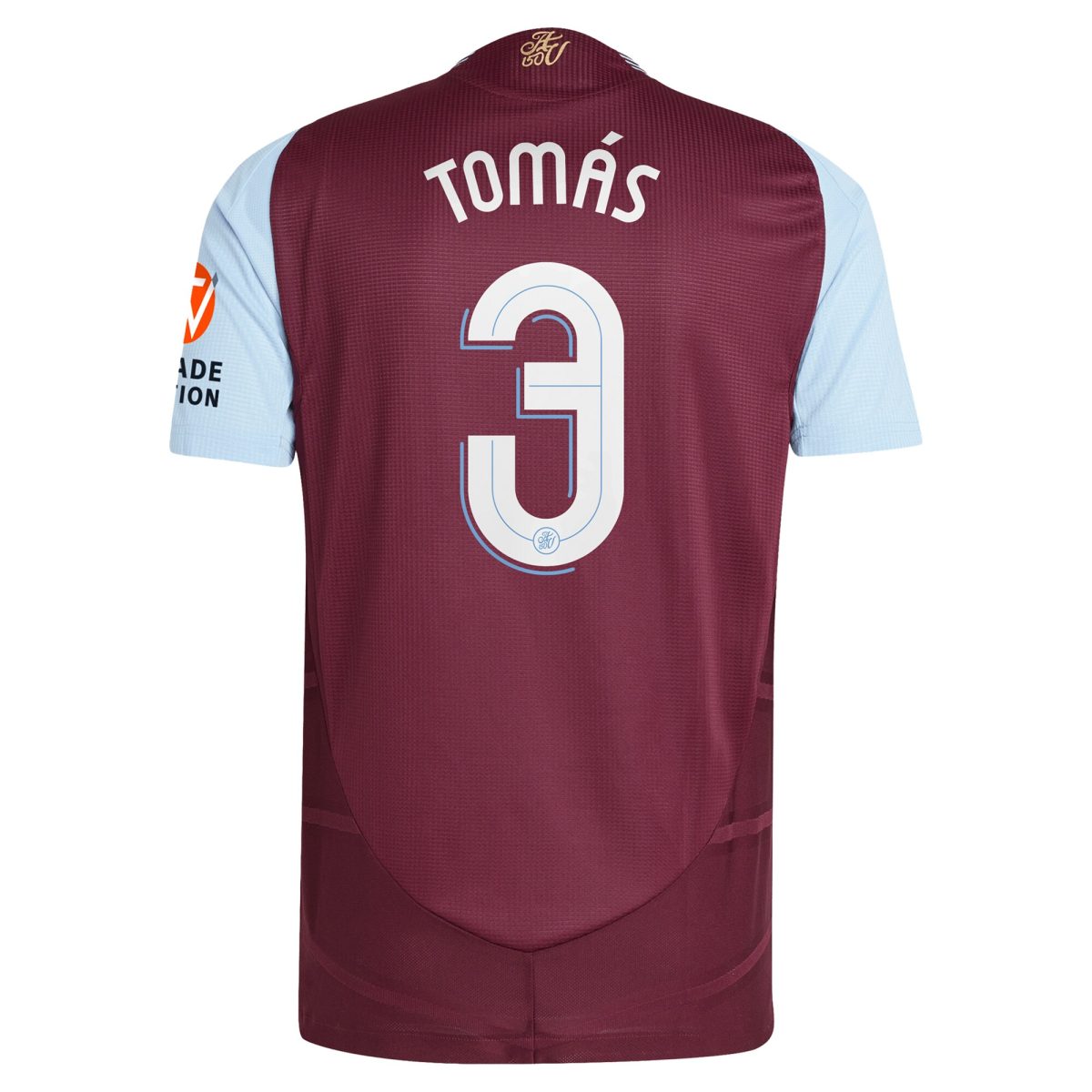 aston villa adidas home authentic shirt 2024-25 with tomás 3 cup printing Collection | Aston Villa Football Kits and Shirts