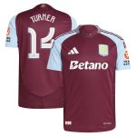 aston villa adidas home authentic shirt 2024-25 with turner 14 cup printing Collection | Aston Villa Football Kits and Shirts