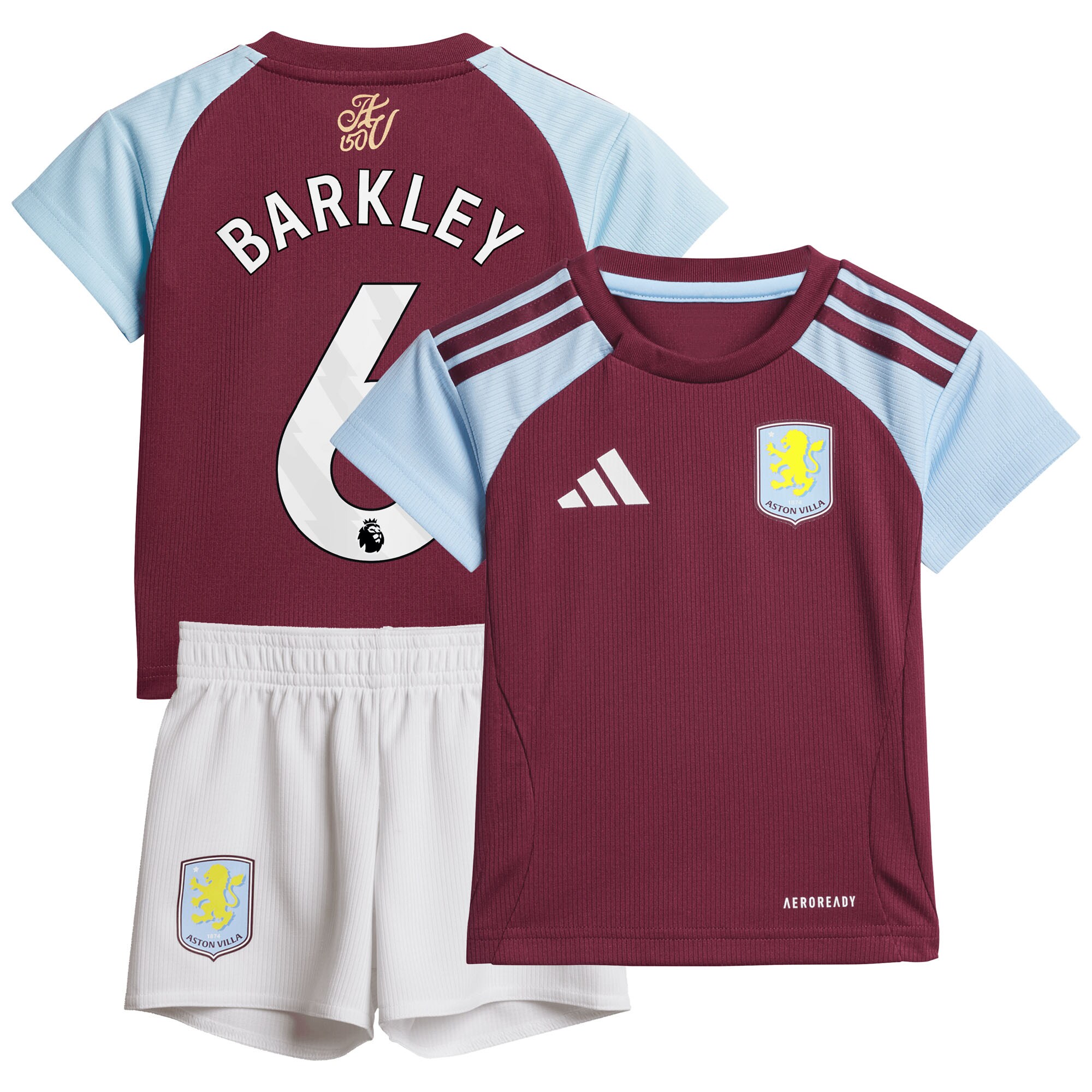 aston villa adidas home baby kit 2024-25 with barkley 6 printing Collection | Aston Villa Football Kits and Shirts