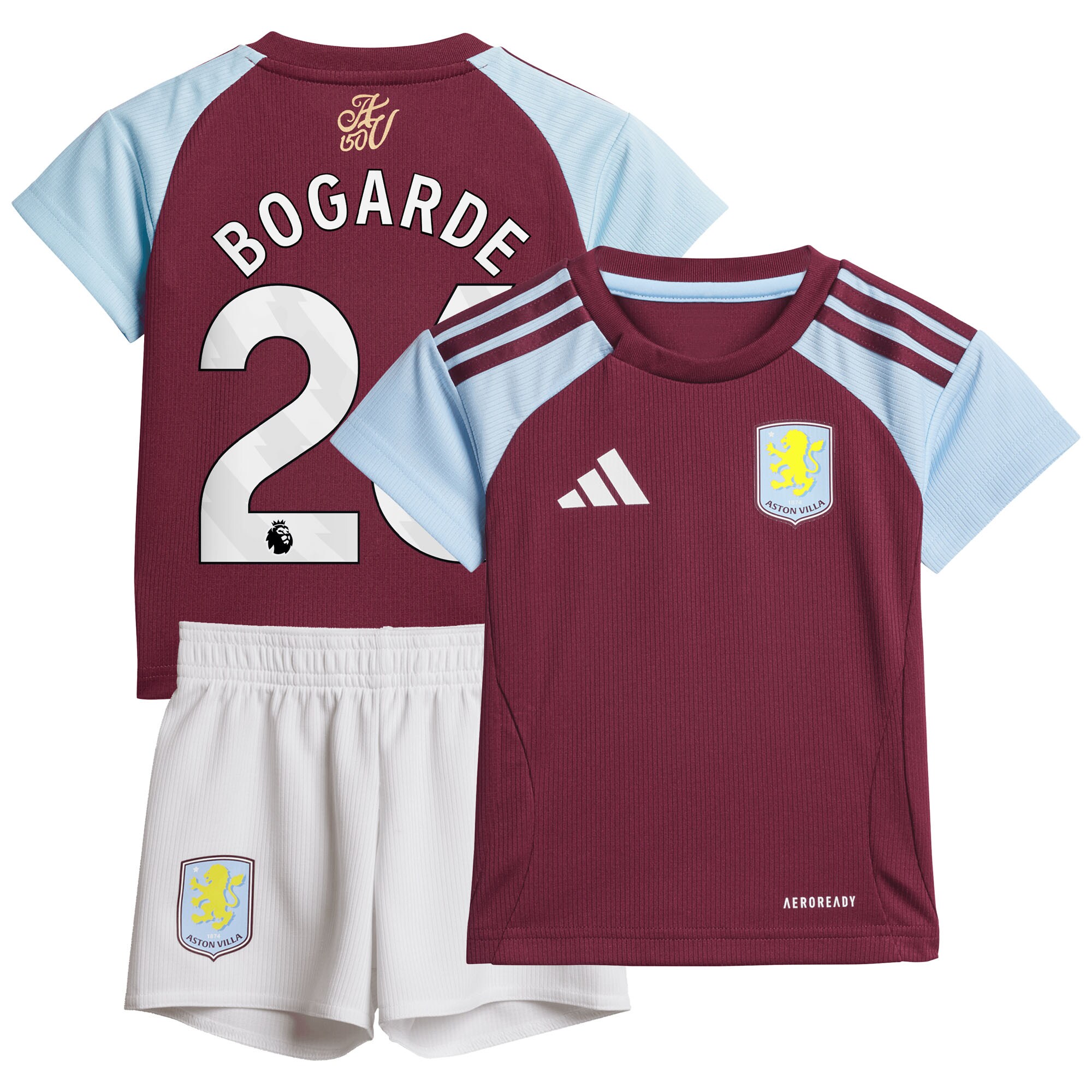 aston villa adidas home baby kit 2024-25 with bogarde 26 printing Collection | Aston Villa Football Kits and Shirts
