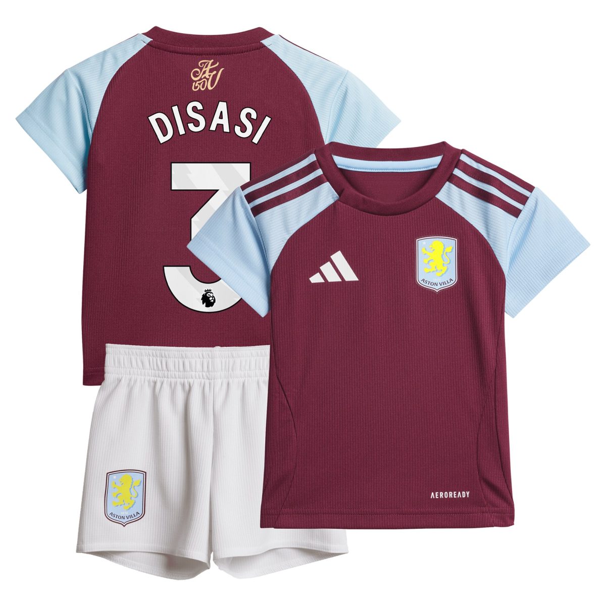 aston villa adidas home baby kit 2024-25 with disasi 3 printing Collection | Aston Villa Football Kits and Shirts