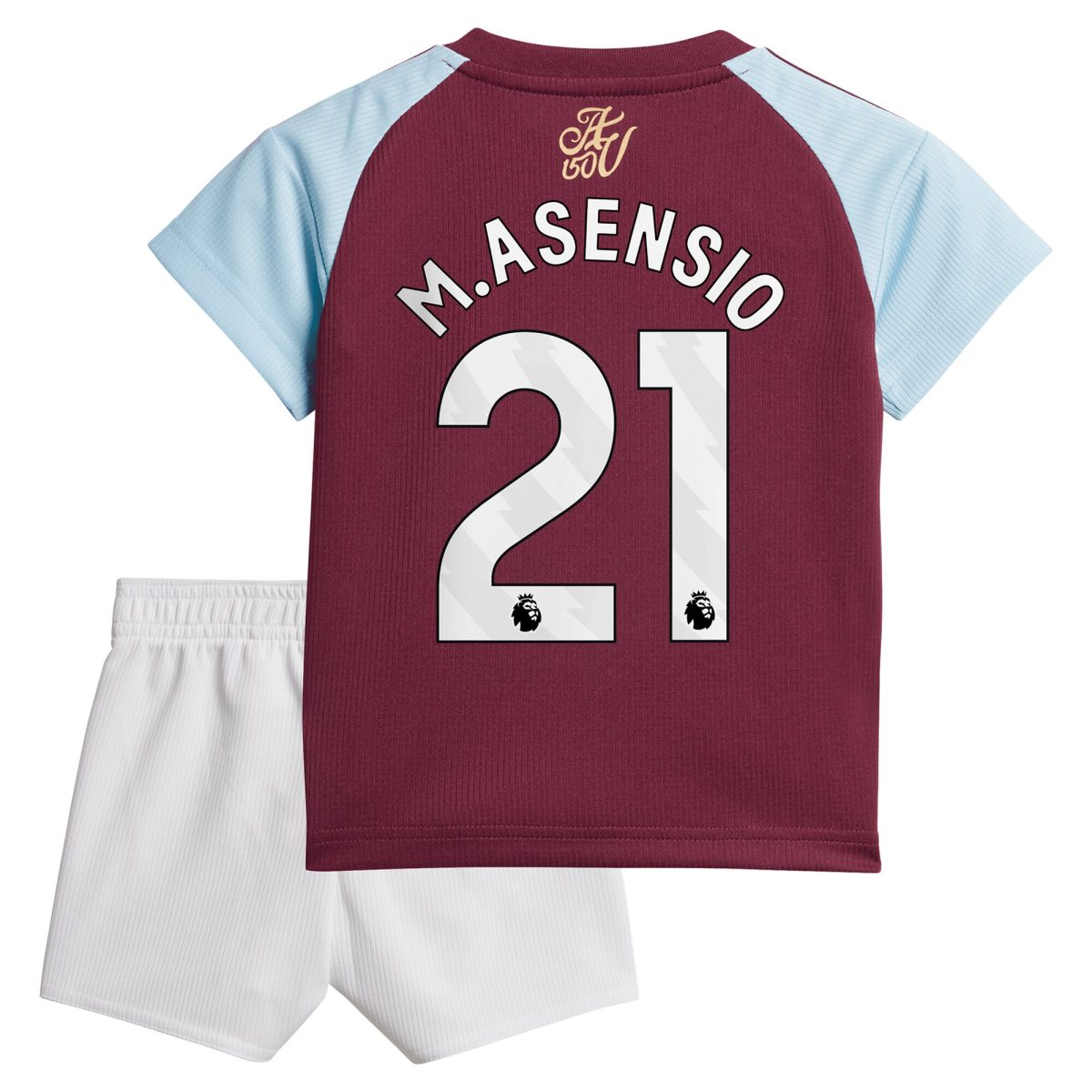 aston villa adidas home baby kit 2024-25 with m.asensio 21 printing Collection | Aston Villa Football Kits and Shirts