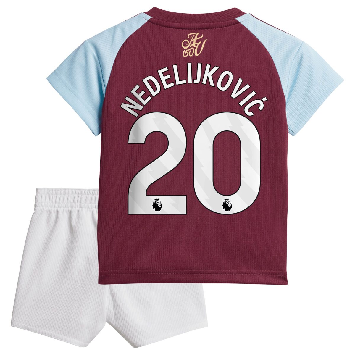 aston villa adidas home baby kit 2024-25 with nedeljković 20 printing Collection | Aston Villa Football Kits and Shirts