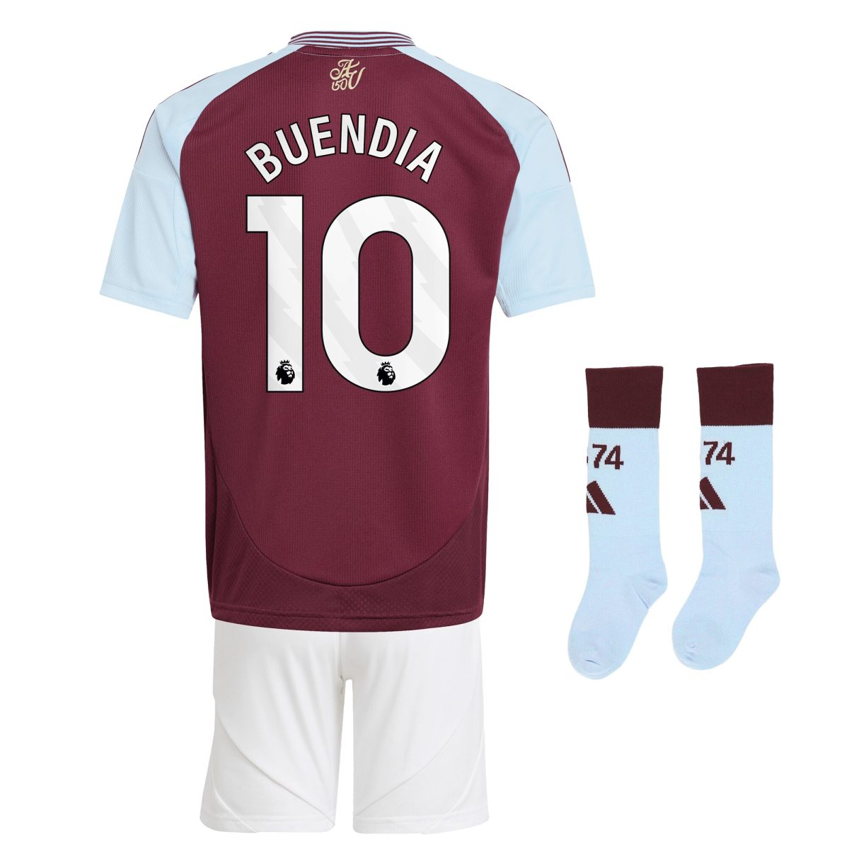 aston villa adidas home mini kit 2024-25 with buendia 10 printing Collection | Aston Villa Football Kits and Shirts