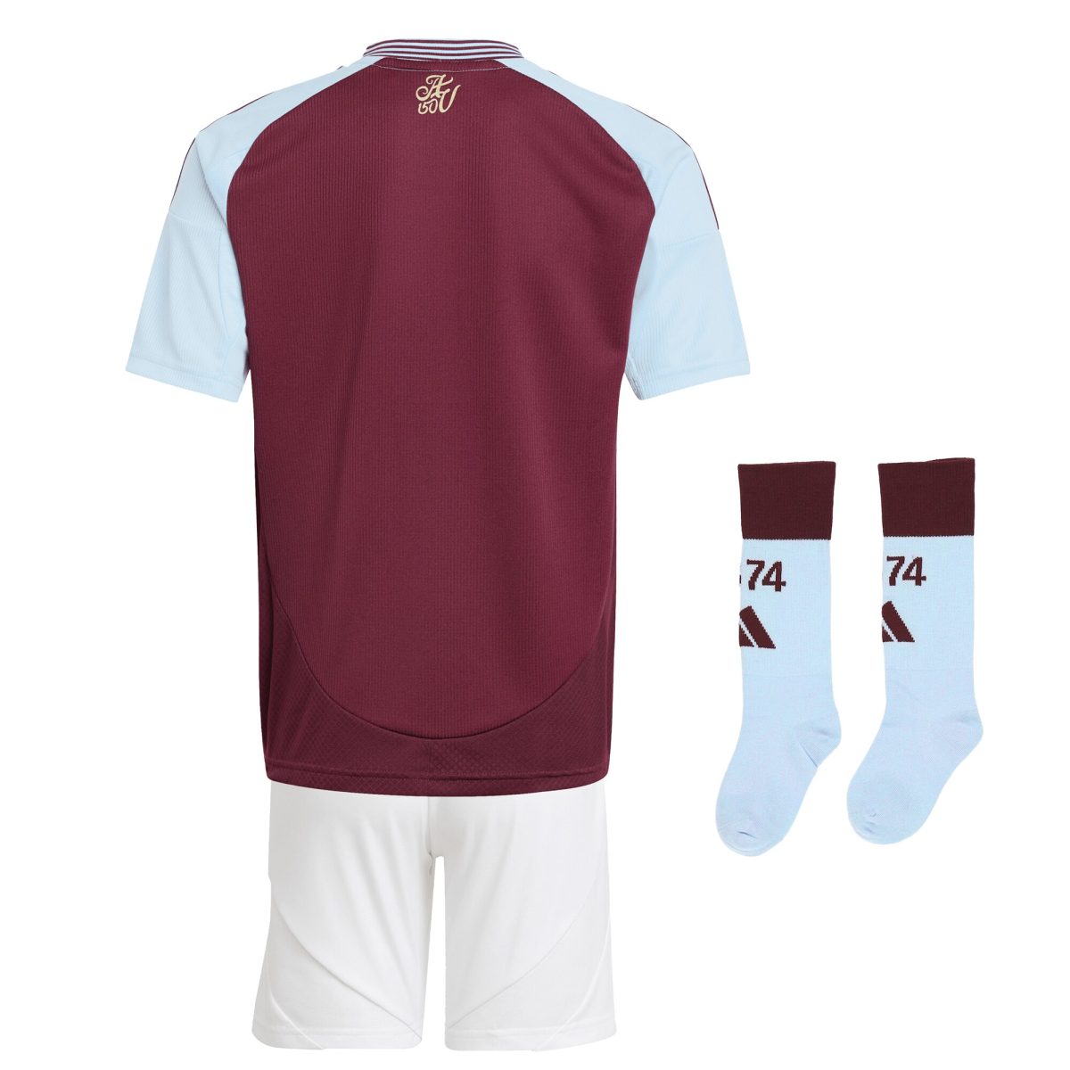 aston villa adidas home mini kit 2024-25 with custom printing Collection | Aston Villa Football Kits and Shirts