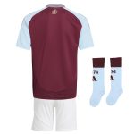 aston villa adidas home mini kit 2024-25 with custom printing Collection | Aston Villa Football Kits and Shirts