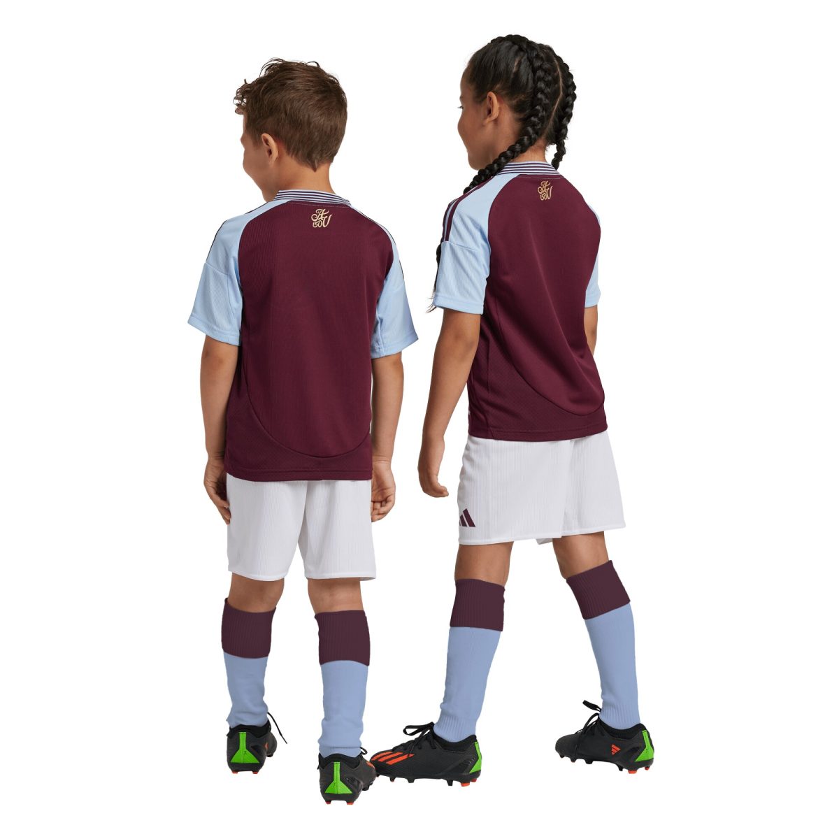 aston villa adidas home mini kit 2024-25 with custom printing Collection | Aston Villa Football Kits and Shirts