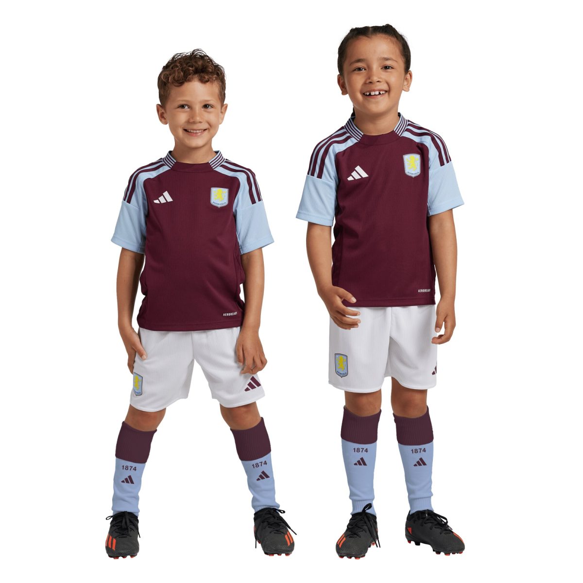 aston villa adidas home mini kit 2024-25 with custom printing Collection | Aston Villa Football Kits and Shirts