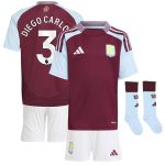 aston villa adidas home mini kit 2024-25 with diego carlos 3 printing Collection | Aston Villa Football Kits and Shirts