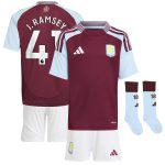 aston villa adidas home mini kit 2024-25 with j. ramsey 41 printing Collection | Aston Villa Football Kits and Shirts