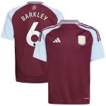 aston villa adidas home shirt 2024-25 – kids with barkley 6 printing Collection | Aston Villa Football Kits and Shirts