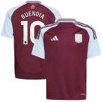 aston villa adidas home shirt 2024-25 – kids with buendia 10 printing Collection | Aston Villa Football Kits and Shirts